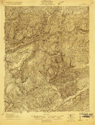 Wise Virginia Historical topographic map, 1:48000 scale, 15 X 15 Minute, Year 1920