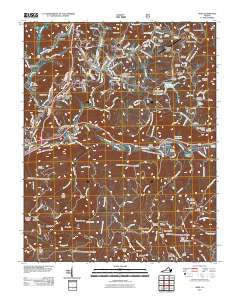Wise Virginia Historical topographic map, 1:24000 scale, 7.5 X 7.5 Minute, Year 2011