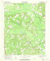 Woodford Virginia Historical topographic map, 1:24000 scale, 7.5 X 7.5 Minute, Year 1969