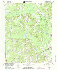 Woodford Virginia Historical topographic map, 1:24000 scale, 7.5 X 7.5 Minute, Year 1969