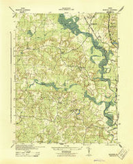 Woodford Virginia Historical topographic map, 1:31680 scale, 7.5 X 7.5 Minute, Year 1942