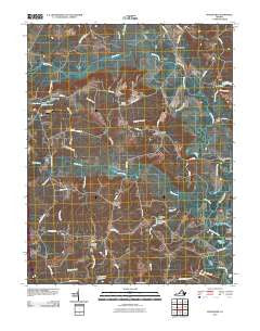 Woodford Virginia Historical topographic map, 1:24000 scale, 7.5 X 7.5 Minute, Year 2010