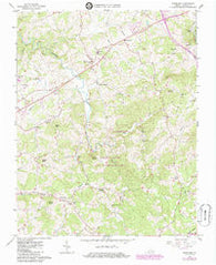 Woodlawn Virginia Historical topographic map, 1:24000 scale, 7.5 X 7.5 Minute, Year 1965