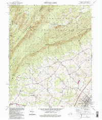 Woodlawn Virginia Historical topographic map, 1:24000 scale, 7.5 X 7.5 Minute, Year 1994