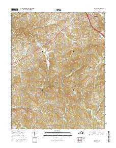 Woodlawn Virginia Current topographic map, 1:24000 scale, 7.5 X 7.5 Minute, Year 2016