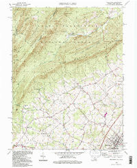 Woodstock Virginia Historical topographic map, 1:24000 scale, 7.5 X 7.5 Minute, Year 1994