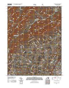 Woodstock Virginia Historical topographic map, 1:24000 scale, 7.5 X 7.5 Minute, Year 2011