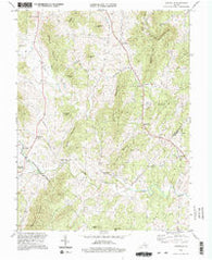 Woodville Virginia Historical topographic map, 1:24000 scale, 7.5 X 7.5 Minute, Year 1994