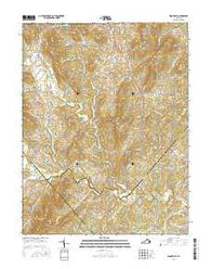 Woodville Virginia Current topographic map, 1:24000 scale, 7.5 X 7.5 Minute, Year 2016