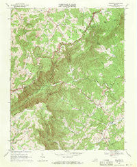 Woolwine Virginia Historical topographic map, 1:24000 scale, 7.5 X 7.5 Minute, Year 1968