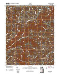 Woolwine Virginia Historical topographic map, 1:24000 scale, 7.5 X 7.5 Minute, Year 2010
