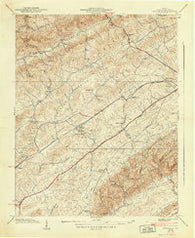Wyndale Virginia Historical topographic map, 1:24000 scale, 7.5 X 7.5 Minute, Year 1938