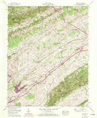 Wyndale Virginia Historical topographic map, 1:24000 scale, 7.5 X 7.5 Minute, Year 1960