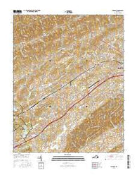 Wyndale Virginia Current topographic map, 1:24000 scale, 7.5 X 7.5 Minute, Year 2016