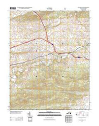 Wytheville Virginia Historical topographic map, 1:24000 scale, 7.5 X 7.5 Minute, Year 2013