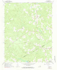 Yale Virginia Historical topographic map, 1:24000 scale, 7.5 X 7.5 Minute, Year 1966
