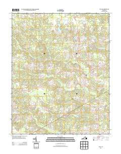Yale Virginia Historical topographic map, 1:24000 scale, 7.5 X 7.5 Minute, Year 2013