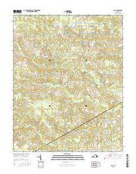 Yale Virginia Current topographic map, 1:24000 scale, 7.5 X 7.5 Minute, Year 2016