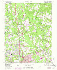 Yellow Tavern Virginia Historical topographic map, 1:24000 scale, 7.5 X 7.5 Minute, Year 1963