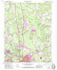 Yellow Tavern Virginia Historical topographic map, 1:24000 scale, 7.5 X 7.5 Minute, Year 1963