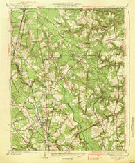Yellow Tavern Virginia Historical topographic map, 1:31680 scale, 7.5 X 7.5 Minute, Year 1938