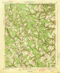 Yellow Tavern Virginia Historical topographic map, 1:31680 scale, 7.5 X 7.5 Minute, Year 1938
