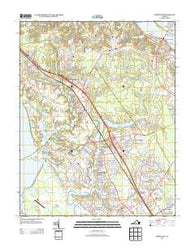 Yorktown Virginia Historical topographic map, 1:24000 scale, 7.5 X 7.5 Minute, Year 2013