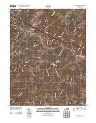 Zion Crossroads Virginia Historical topographic map, 1:24000 scale, 7.5 X 7.5 Minute, Year 2010