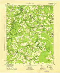 Zuni Virginia Historical topographic map, 1:31680 scale, 7.5 X 7.5 Minute, Year 1945