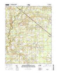Zuni Virginia Current topographic map, 1:24000 scale, 7.5 X 7.5 Minute, Year 2016