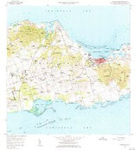 Christiansted Virgin Islands Historical topographic map, 1:24000 scale, 7.5 X 7.5 Minute, Year 1958