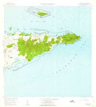 East Point Virgin Islands Historical topographic map, 1:24000 scale, 7.5 X 7.5 Minute, Year 1958