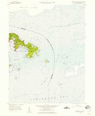 Eastern St. John Virgin Islands Historical topographic map, 1:24000 scale, 7.5 X 7.5 Minute, Year 1958