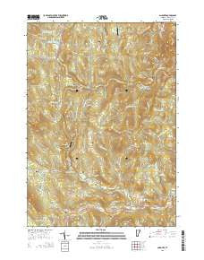 Andover Vermont Current topographic map, 1:24000 scale, 7.5 X 7.5 Minute, Year 2015