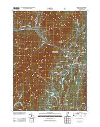 Arlington Vermont Historical topographic map, 1:24000 scale, 7.5 X 7.5 Minute, Year 2012