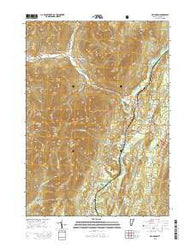 Arlington Vermont Current topographic map, 1:24000 scale, 7.5 X 7.5 Minute, Year 2015