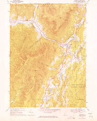 Arlington Vermont Historical topographic map, 1:24000 scale, 7.5 X 7.5 Minute, Year 1967