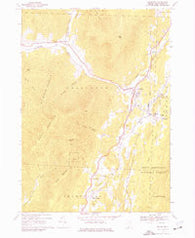 Arlington Vermont Historical topographic map, 1:24000 scale, 7.5 X 7.5 Minute, Year 1967