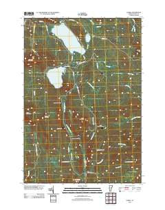 Averill Vermont Historical topographic map, 1:24000 scale, 7.5 X 7.5 Minute, Year 2012