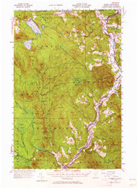 Averill Vermont Historical topographic map, 1:62500 scale, 15 X 15 Minute, Year 1953