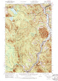 Averill Vermont Historical topographic map, 1:62500 scale, 15 X 15 Minute, Year 1953