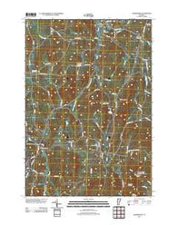 Bakersfield Vermont Historical topographic map, 1:24000 scale, 7.5 X 7.5 Minute, Year 2012