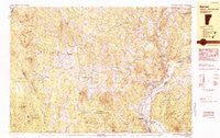 Barnet Vermont Historical topographic map, 1:25000 scale, 7.5 X 15 Minute, Year 1983