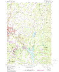 Barre East Vermont Historical topographic map, 1:24000 scale, 7.5 X 7.5 Minute, Year 1981