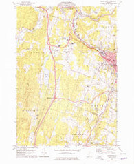 Barre West Vermont Historical topographic map, 1:24000 scale, 7.5 X 7.5 Minute, Year 1978