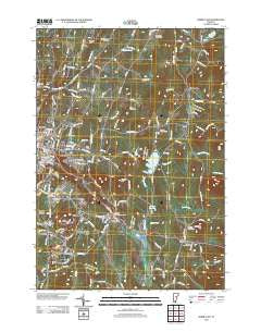 Barre East Vermont Historical topographic map, 1:24000 scale, 7.5 X 7.5 Minute, Year 2012