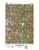 Barre East Vermont Historical topographic map, 1:24000 scale, 7.5 X 7.5 Minute, Year 2012