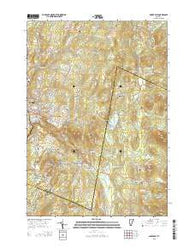 Barre East Vermont Current topographic map, 1:24000 scale, 7.5 X 7.5 Minute, Year 2015