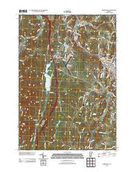 Barre West Vermont Historical topographic map, 1:24000 scale, 7.5 X 7.5 Minute, Year 2012