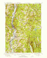Bellows Falls New Hampshire Historical topographic map, 1:62500 scale, 15 X 15 Minute, Year 1927